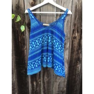 Boho Summer Top by Audrey 3 + 1, Size Small